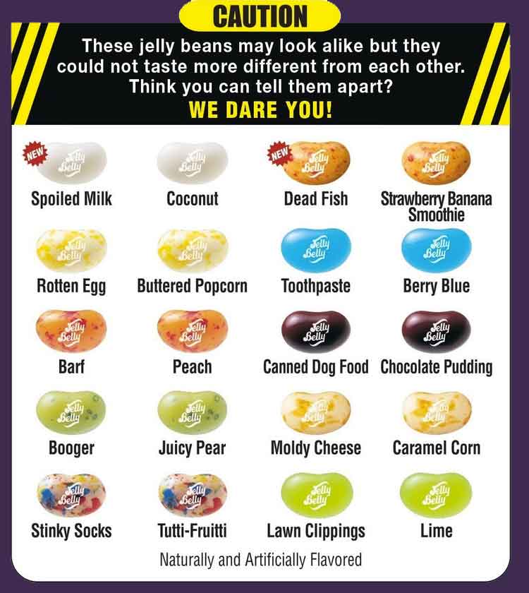 gross jelly bean flavors